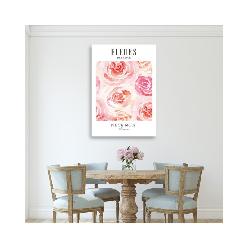 Leinwandbild - Blumen in Frankreich | Feeby