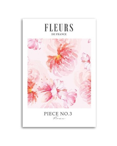 Wandbild für Wohnzimmer - Blumen in Frankreich | Feeby