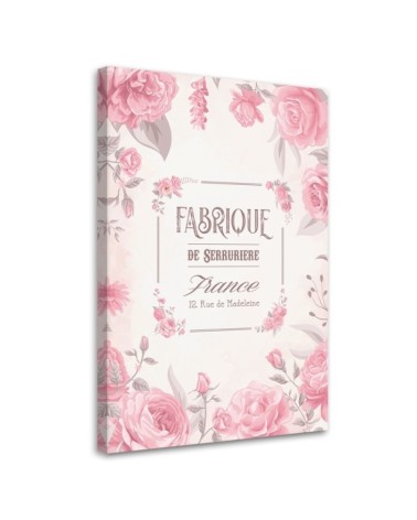 Modernes Wandbild - Blumen im Vintage-Stil | Feeby