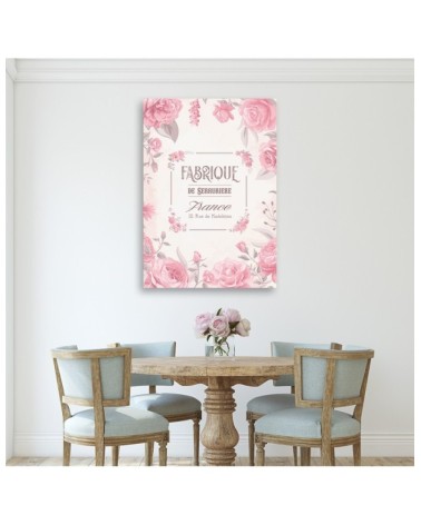 Modernes Wandbild - Blumen im Vintage-Stil | Feeby