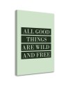 Obrazy z napisami do salonu - All Good Things