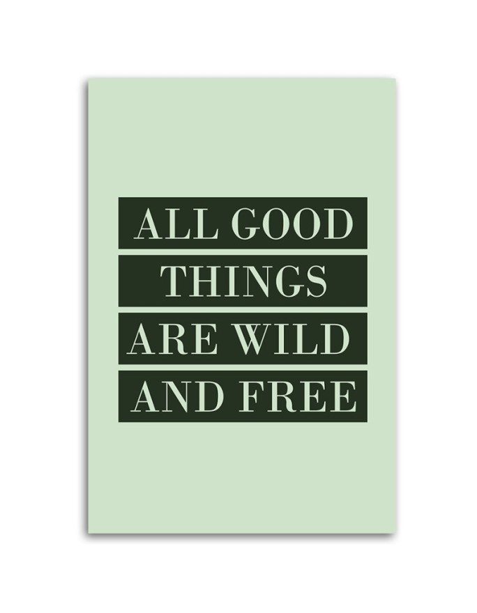 Obrazy z napisami do salonu - All Good Things