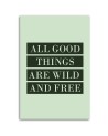 Obrazy z napisami do salonu - All Good Things