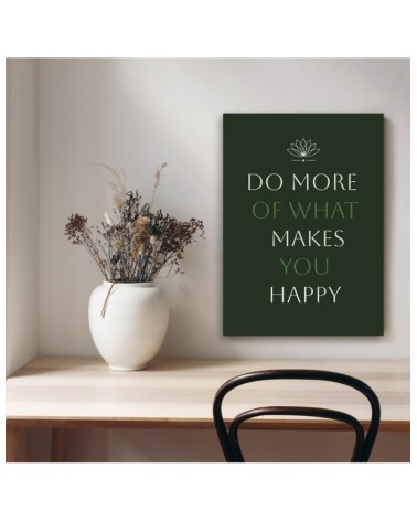 Leinwandbild - Inschrift Tu was du willst | Feeby