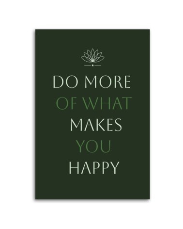 Leinwandbild - Inschrift Tu was du willst | Feeby