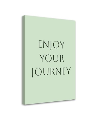 Leinwandbild modern - Inschrift Genieße den Moment | Feeby