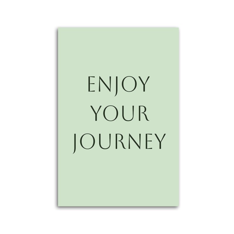 Leinwandbild modern - Inschrift Genieße den Moment | Feeby