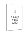 Obraz minimalistyczny typograficzny - Napis Good vibes