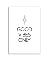 Obraz minimalistyczny typograficzny - Napis Good vibes