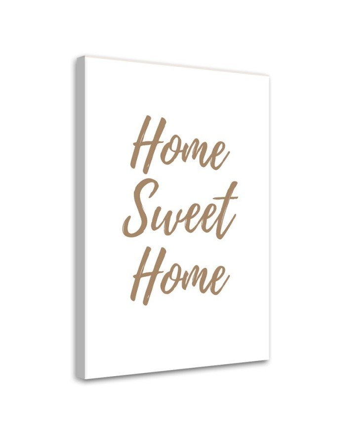 Obraz z napisami do salonu - Home Sweet Home
