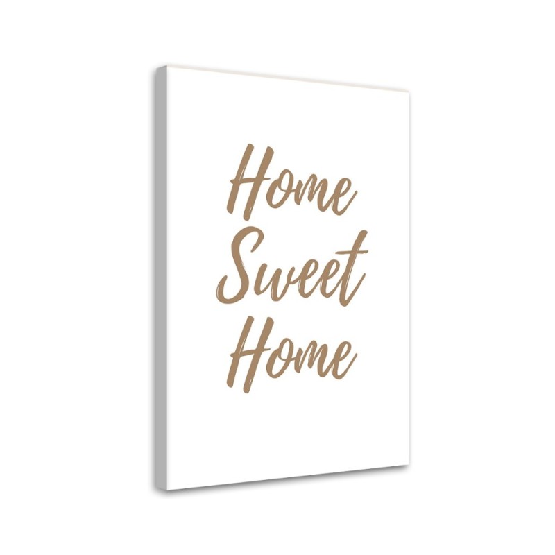 Leinwandbild - Inschrift Home Sweet Home | Feeby
