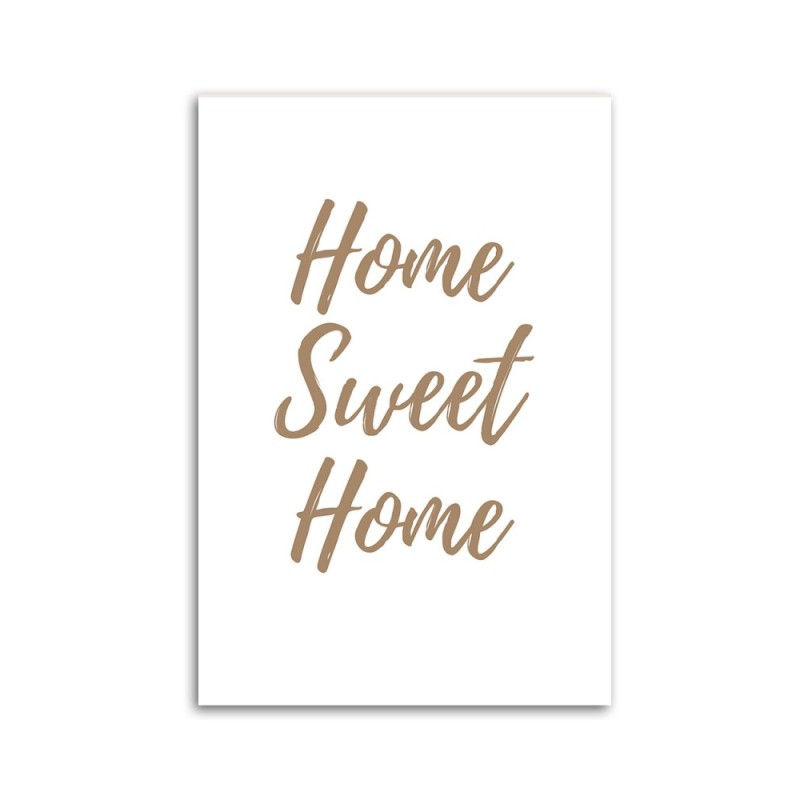 Leinwandbild - Inschrift Home Sweet Home | Feeby