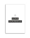 Obraz na ścianę - Napis Love yourself I FEEBY