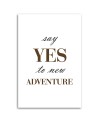 Obraz z napisami do salonu - Napis Say Yes