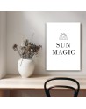 Obraz dekoracyjny na płótnie - Napis Sun Magic