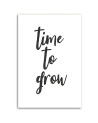 Obraz minimalistyczny nowoczesny z napisami -Time to grow | FEEBY