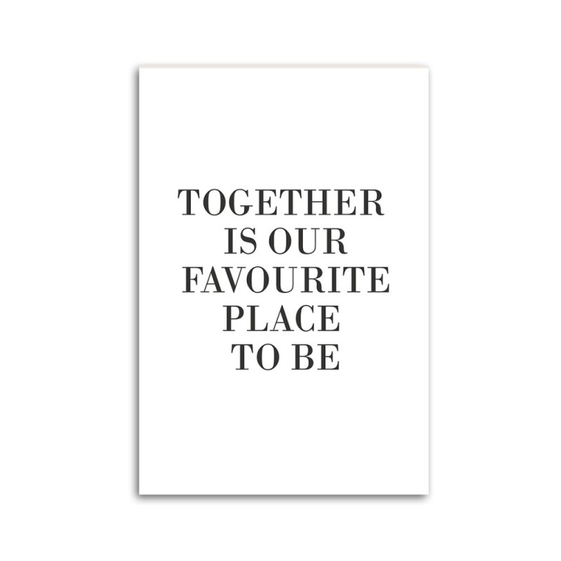 Bild auf Leinwand - Gemeinsam | Feeby