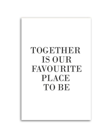 Bild auf Leinwand - Gemeinsam | Feeby