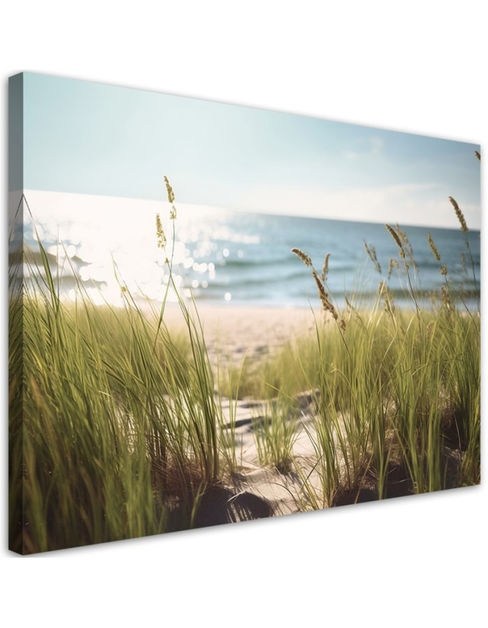 Modern canvas print for living room - Dunes by the sea