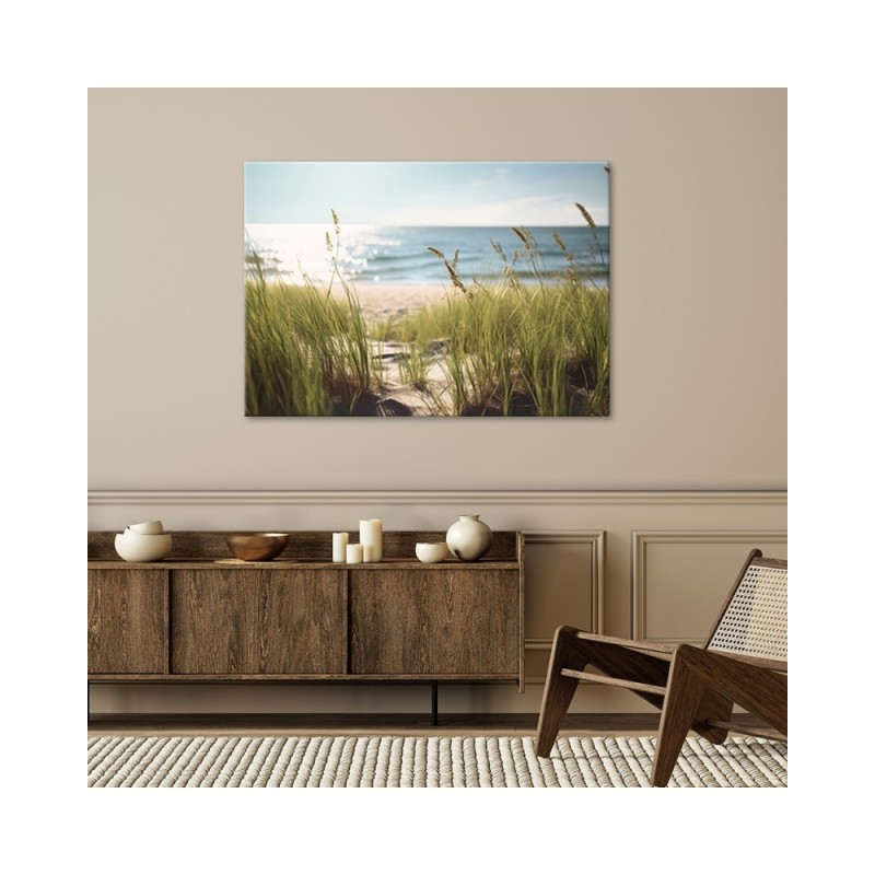 Leinwandbild - Dünen am Meer | Feeby