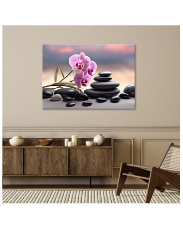 Leinwandbild modern - Orchidee Zen Spa | Feeby