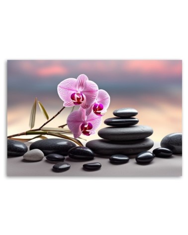 Leinwandbild modern - Orchidee Zen Spa | Feeby
