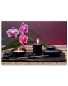 Obraz nowoczesny na ścianę - Orchidea Kamienie Zen Spa