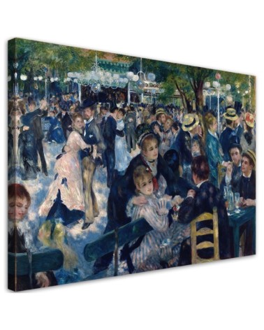 Canvas print- Auguste renoir Ball at the Moulin de la Galette | FEEBY