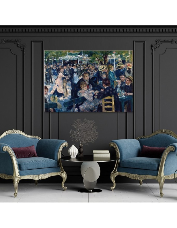 Canvas print- Auguste renoir Ball at the Moulin de la Galette | FEEBY