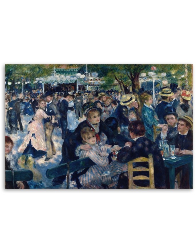 Canvas print- Auguste renoir Ball at the Moulin de la Galette | FEEBY