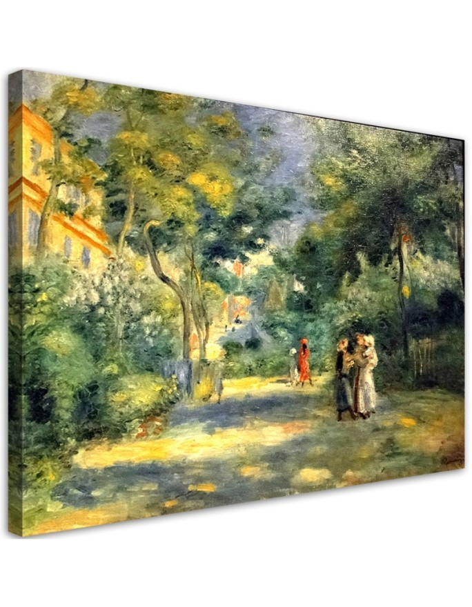Canvas painting - A Garden in Montmartre | FEEBY