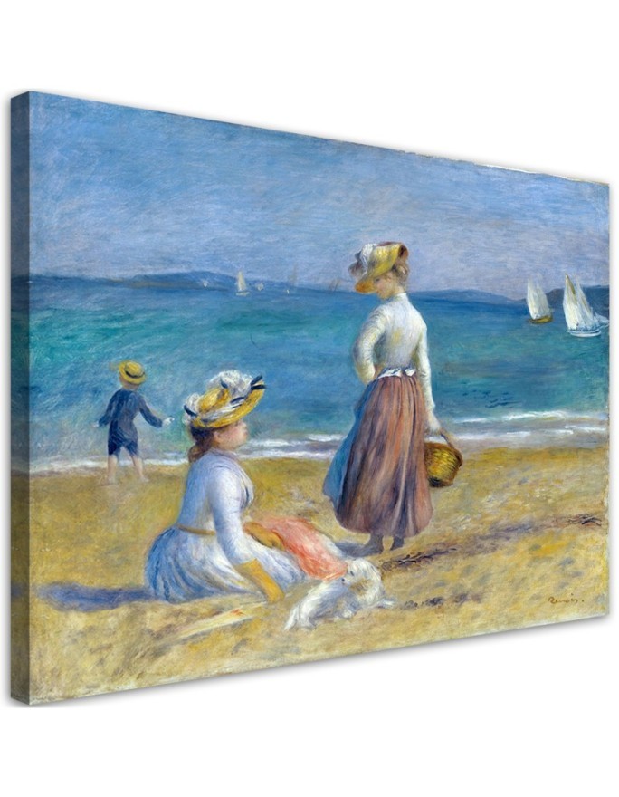 Leinwandbild - Auguste Renoir Am Strand | Feeby