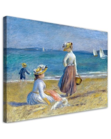 Canvas painting - Auguste Renoir On the Beach | FEEBY