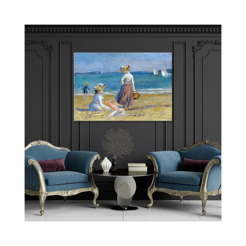 Leinwandbild - Auguste Renoir Am Strand | Feeby