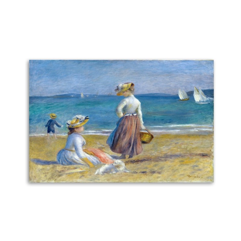 Leinwandbild - Auguste Renoir Am Strand | Feeby