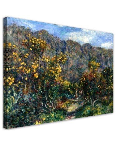 Leinwandbild - Landschaft mit Mimosen - Auguste Renoir | Feeby