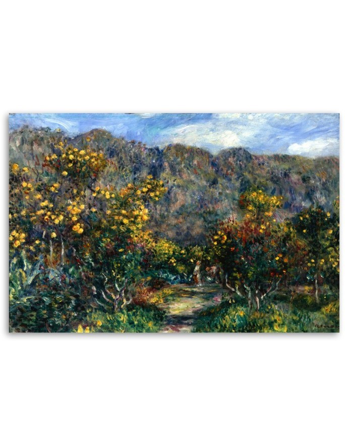 Reprodukcja obrazu - Pejzaż z mimozami - Auguste Renoir | FEEBY
