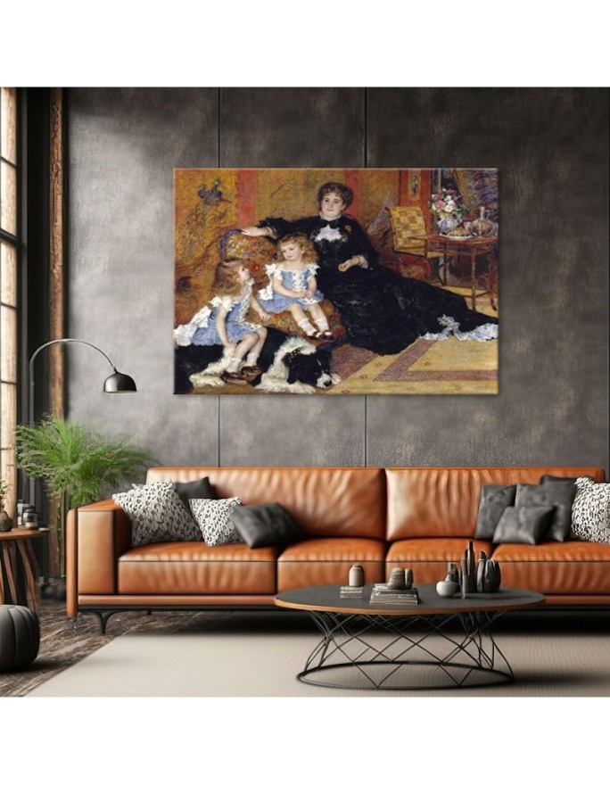 Canvas painting - Mrs Charpentier with her children | FEEBY