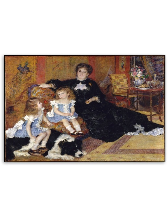 Canvas painting - Mrs Charpentier with her children | FEEBY