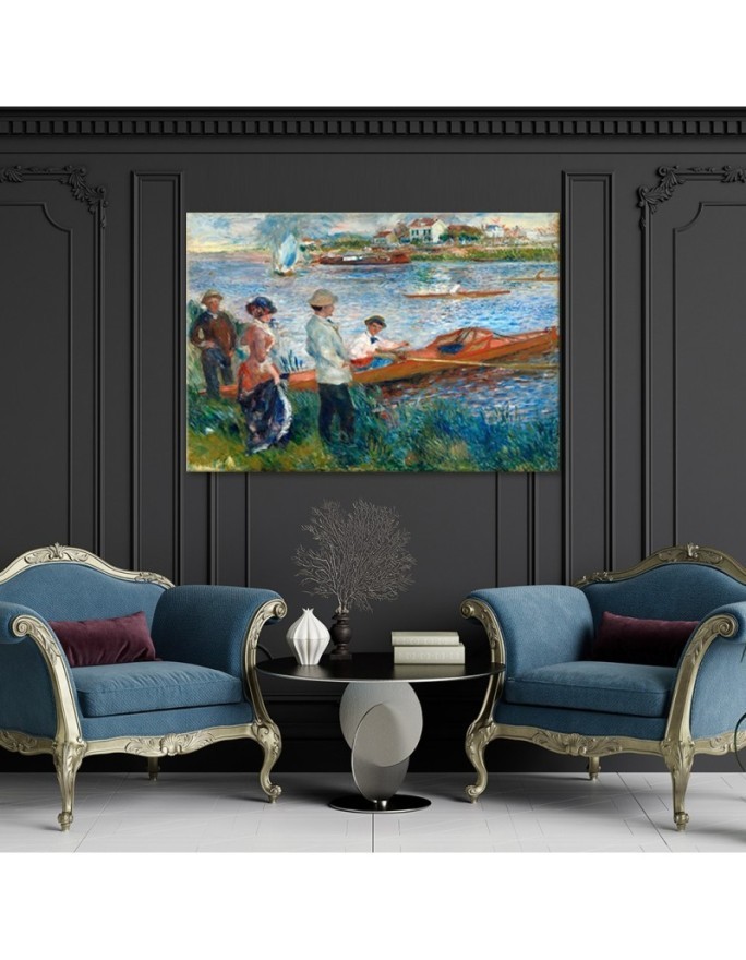 Canvas print reproduction - Rowers in Chatou | FEEBY
