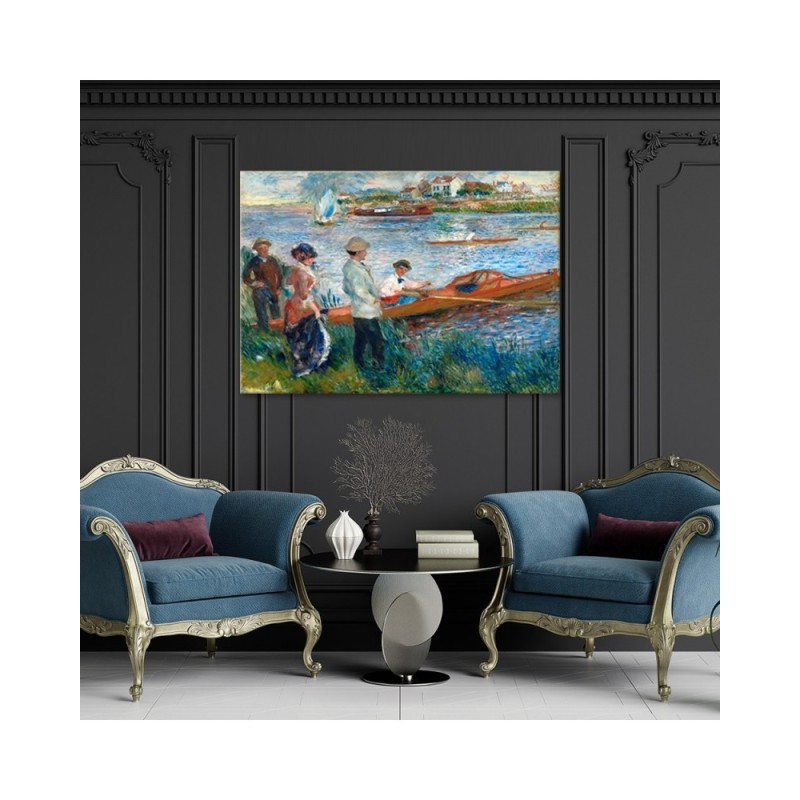 Modernes Wandbild - Ruderer bei Chatou - Auguste Renoir | Feeby