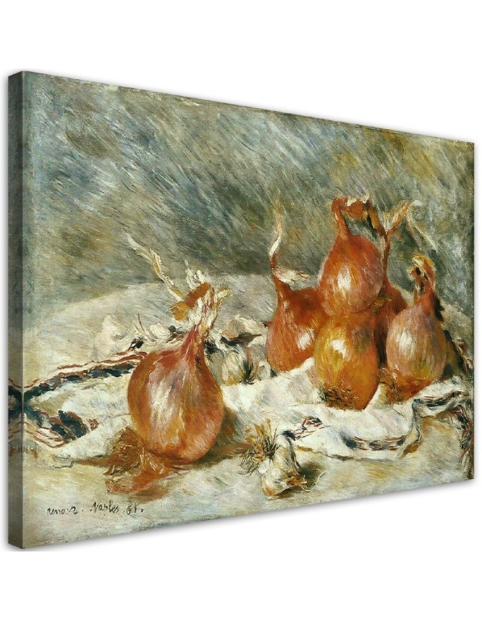 Dekoratives Leinwandbild - Zwiebeln - Auguste Renoir | Feeby
