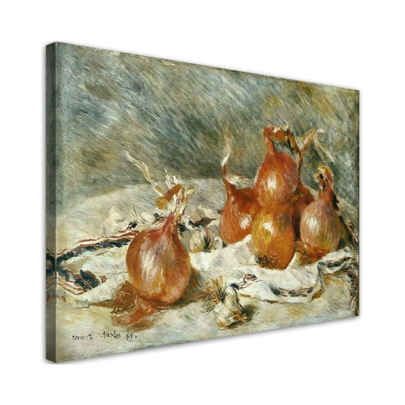 Dekoratives Leinwandbild - Zwiebeln - Auguste Renoir | Feeby