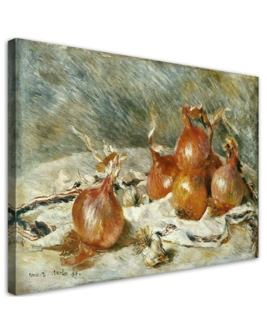 Dekoratives Leinwandbild - Zwiebeln - Auguste Renoir | Feeby