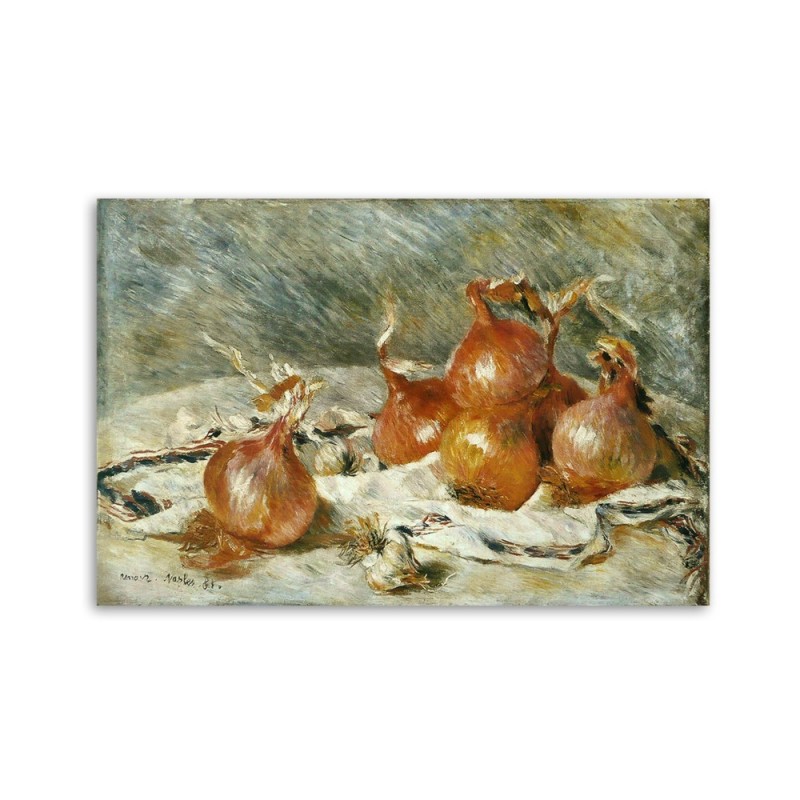 Dekoratives Leinwandbild - Zwiebeln - Auguste Renoir | Feeby