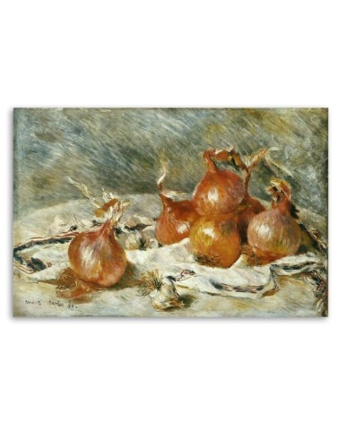 Dekoratives Leinwandbild - Zwiebeln - Auguste Renoir | Feeby