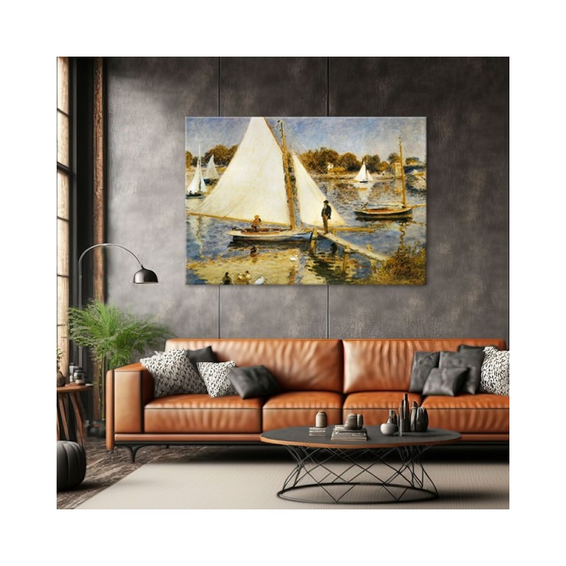 Leinwandbild - Die Seine bei Argenteui - Auguste Renoir | Feeby