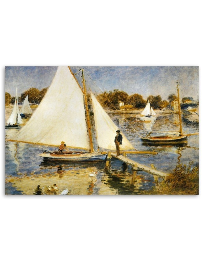 Obraz na płótnie - 
Sekwana w Argenteui - Auguste Renoir | FEEBY
