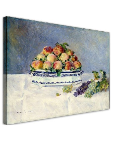Leinwandbild - Stilleben mit Pfirsichen - Auguste Renoir | Feeby