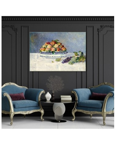 Leinwandbild - Stilleben mit Pfirsichen - Auguste Renoir | Feeby